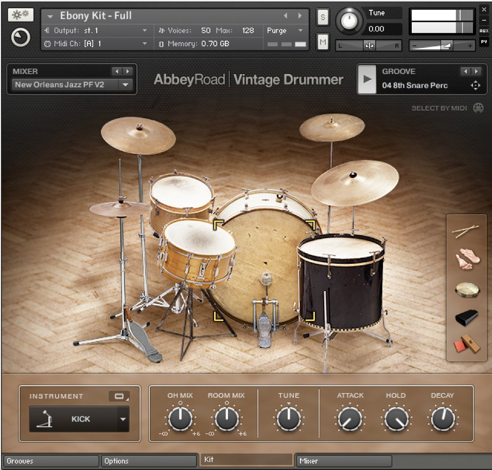 Native Instruments Abbey Road vintage drummer